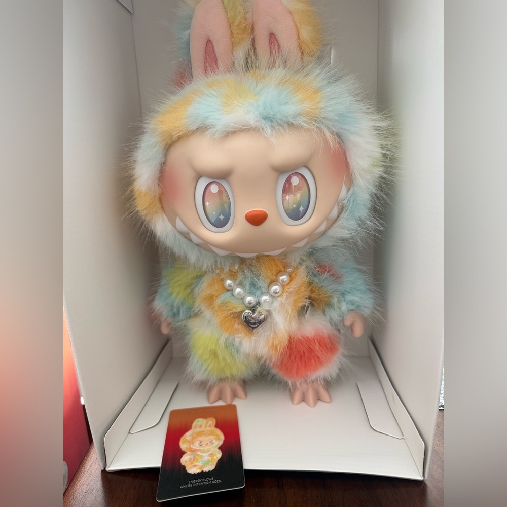 Authentic 🌟 Rock the Universe ⭐️Limited Vinyl Plush NEW , Labubu series POP MART